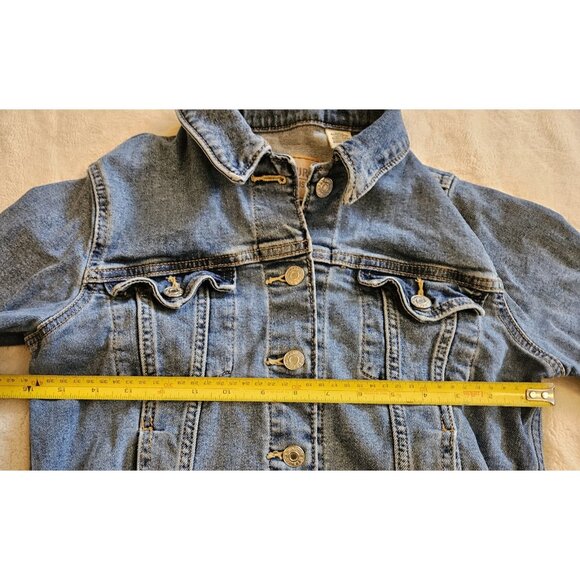 WOMEN'S LEVI STRAUSS & CO CLASSIC DENIM TRUCKER JEAN JACKET SIZE SMALL - Picture 4 of 11
